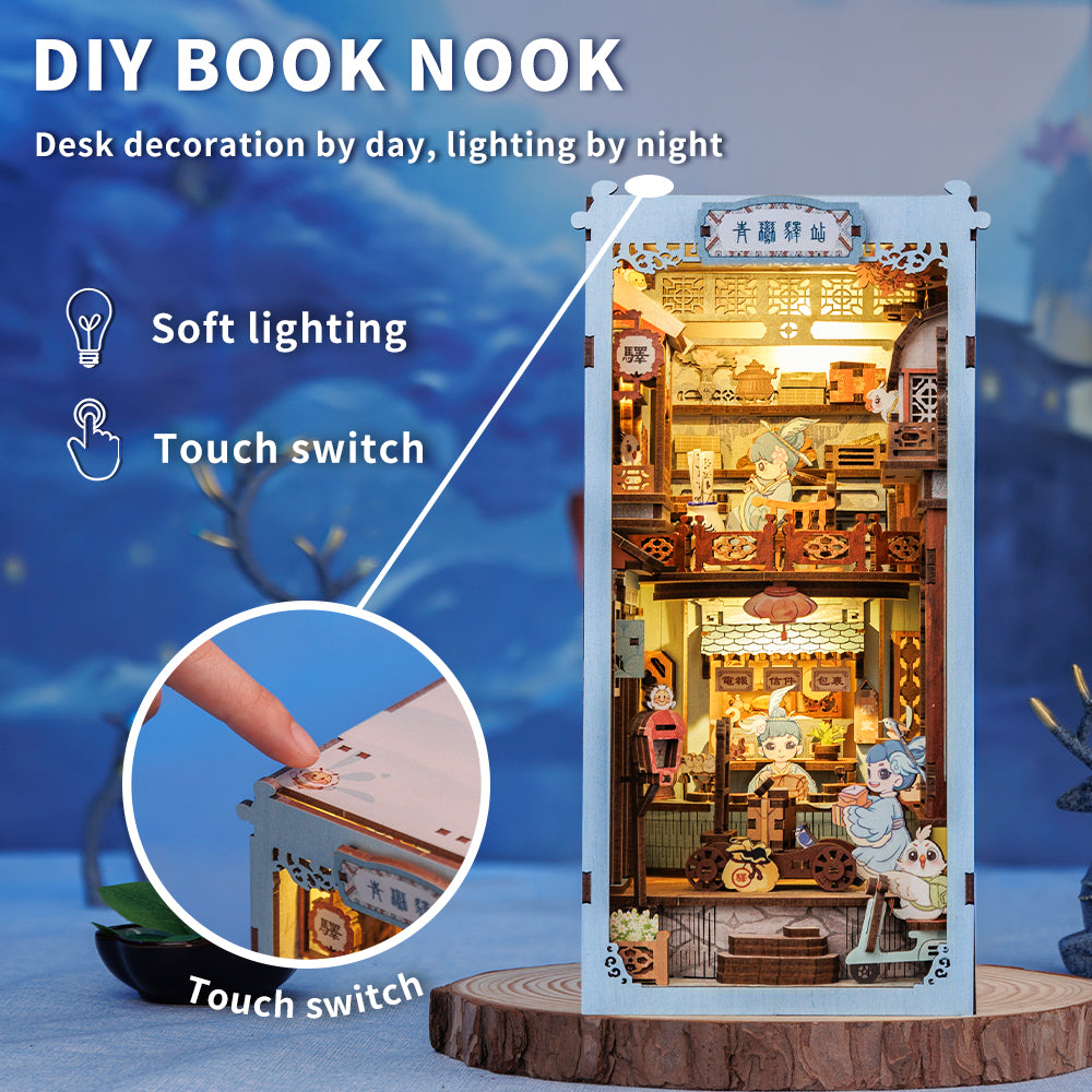 Cutebee Book Nook Kit/Azure Phoenix Lodge