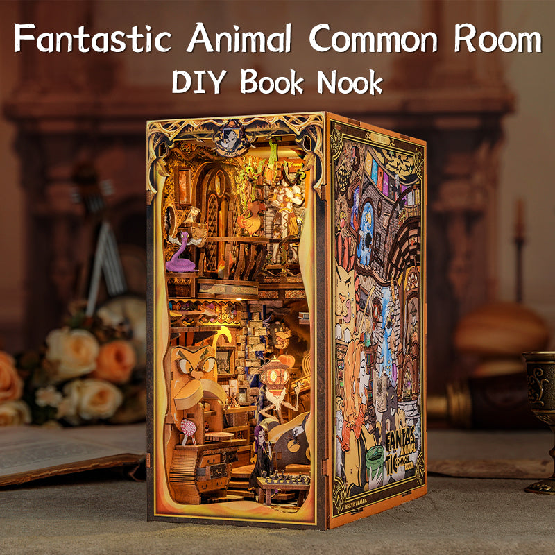 Cutebee Book Nook Kit/Salle Commune Des Animaux Fantastiques