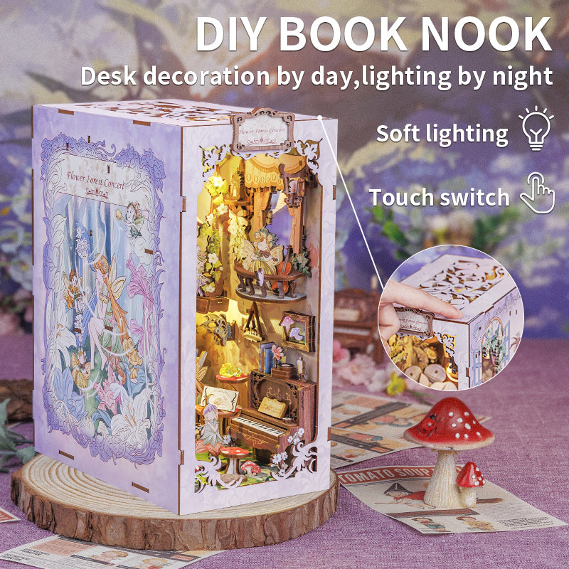 Cutebee Book Nook Kit/Flower Forest Concert