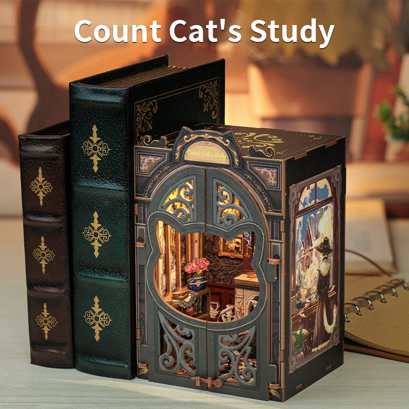 Cutebee Book Nook Kit/Étude du Comte Chat