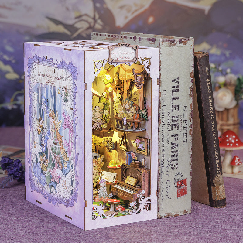 Cutebee Book Nook Kit/Flower Forest Concert