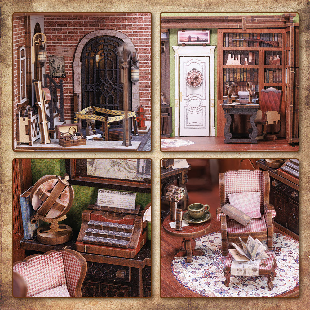 Cutebee Book Nook Kit/Rose Detective Agency 