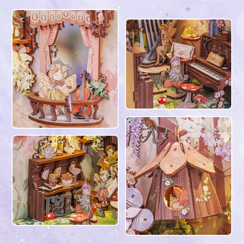 Cutebee Book Nook Kit/Flower Forest Concert