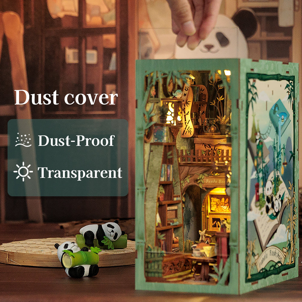 Cutebee Book Nook Kit | Panda Bookstore 