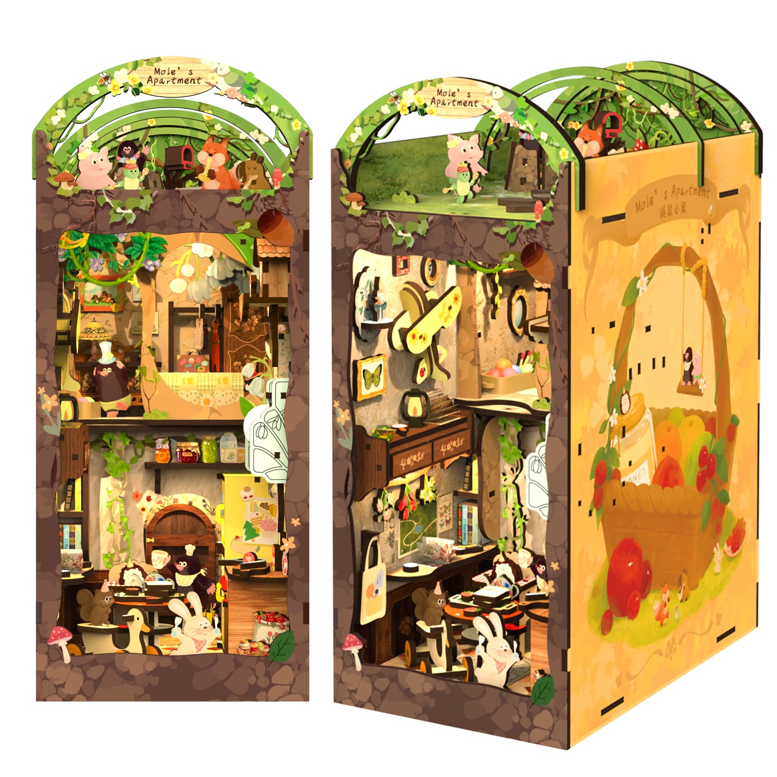 Cutebee Book Nook Kit/Mole Apartment 