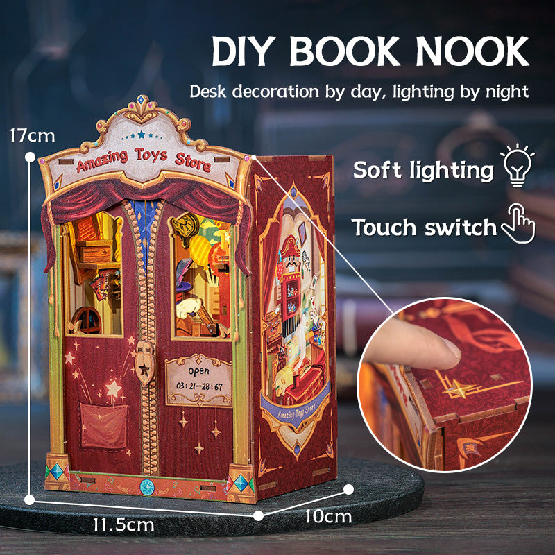 CUTEBEE DIY Book Nook Kit | Amazing Toy Store 